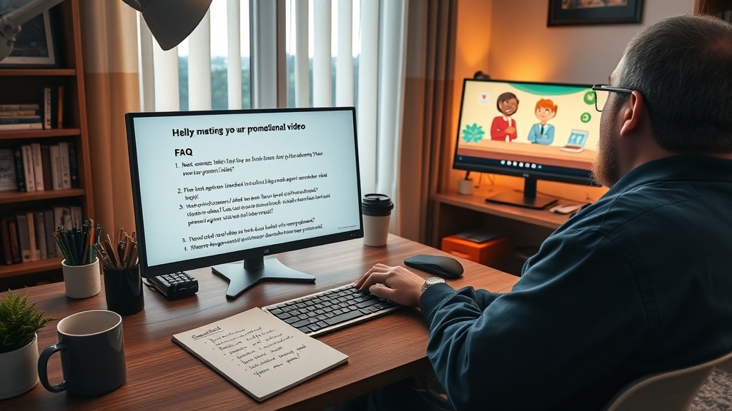 שאלות נפוצות על הפקת סרטון תדמית